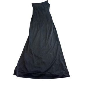 Rachel Kate Black One Shoulder Prom Gown